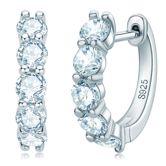 Godestar Moissanite Diamond Earrings S925 Sterling Silver