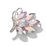 Godestar Colorful Crystal Butterfly Brooch