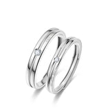 Godestar S925 Sterling Silver Open Men's and Women's Rings